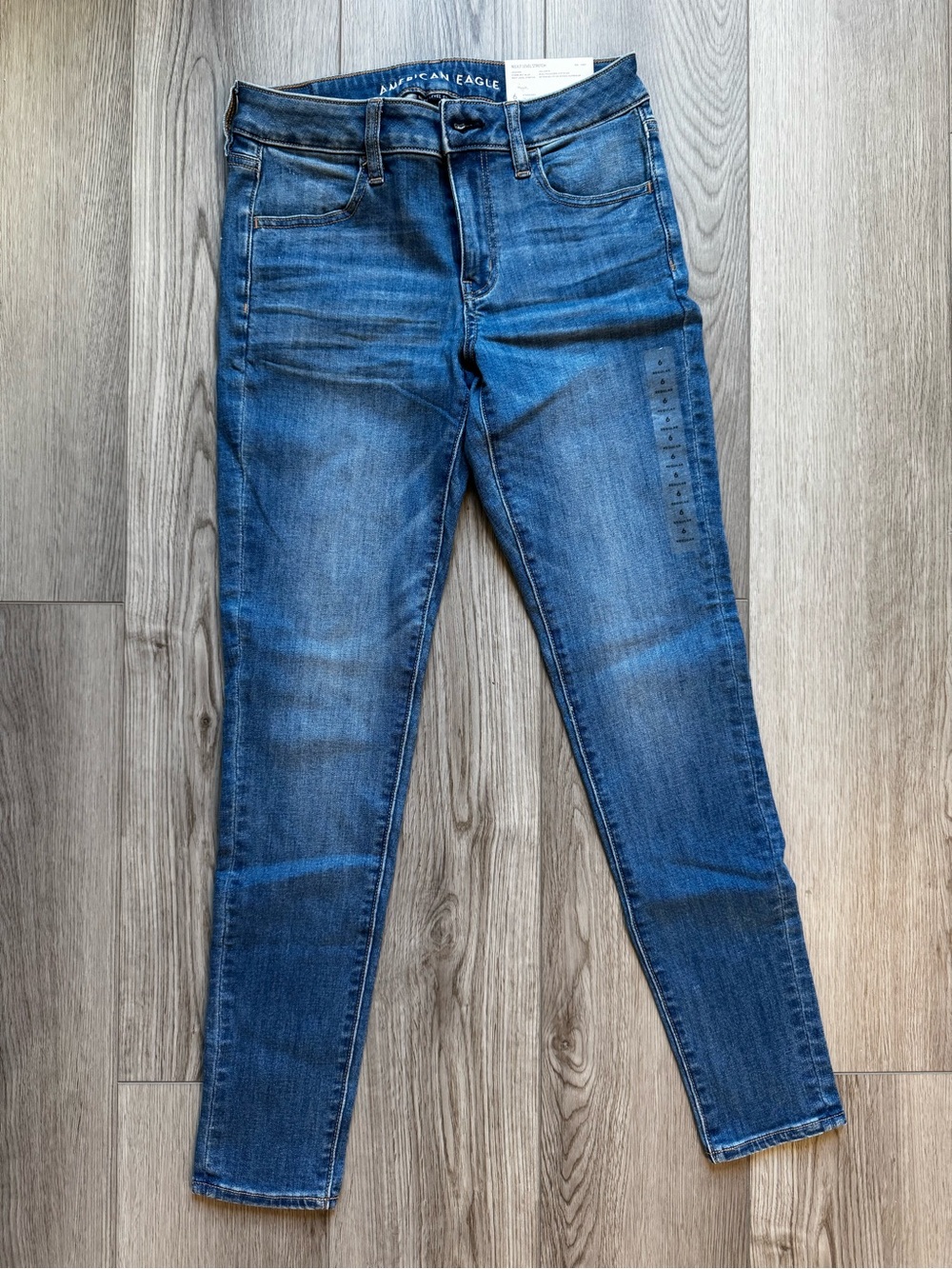 American Eagle NWT Next Level Stretch Jegging Size 6 Regular Starburst Blue